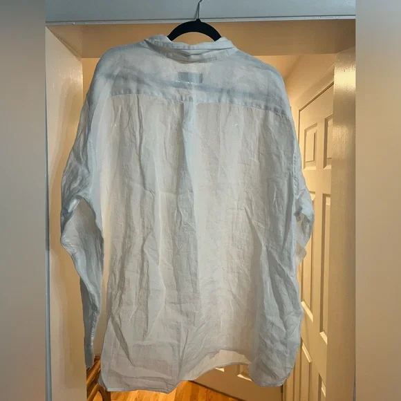 Vineyard vines classic white linen shirt - Picture 3 of 5